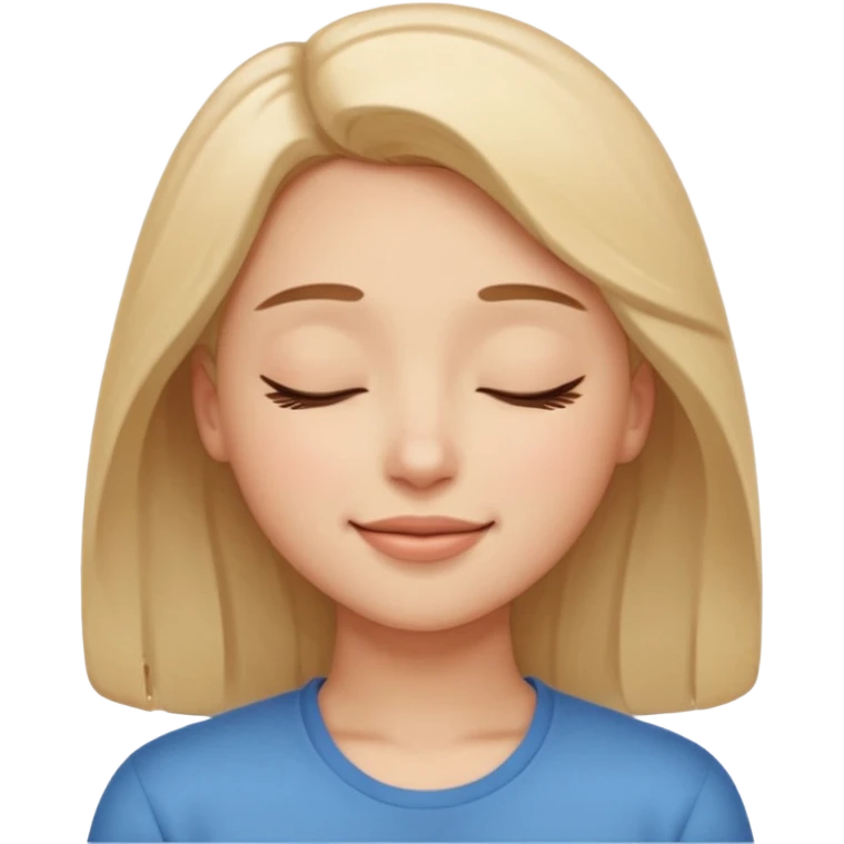 Augen geslossen. Total im moment. Glpcklich, leichtes lächeln. Verträumt. Leichtigkeit. Freiheit. emoji