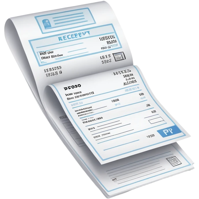 pdf and paper receipt emoji
