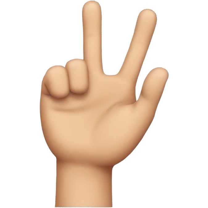 Last finger in the hand emoji