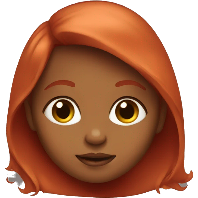 Red head baby girl  emoji