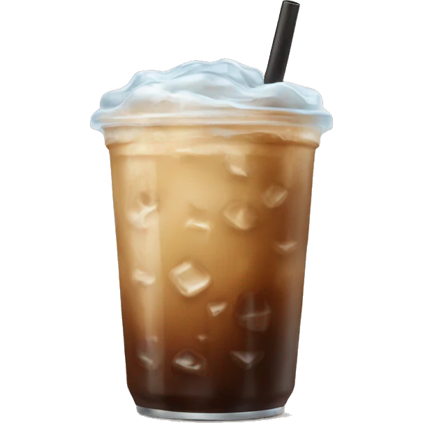 Iced coffee emoji