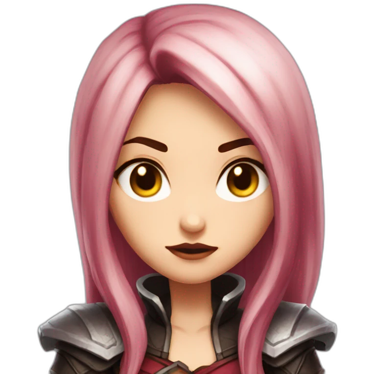 Katarina league of legends serious emoji
