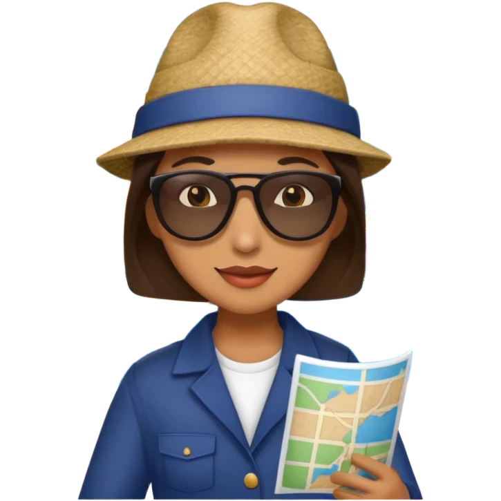 tour guide in USA emoji