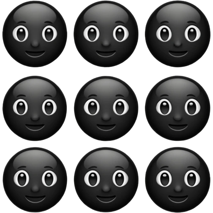 black eoji emoji
