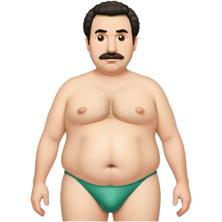 Жиробас в трусах как у бората emoji
