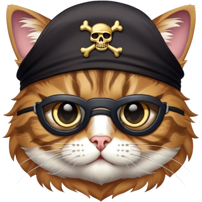 Gato pirata emoji