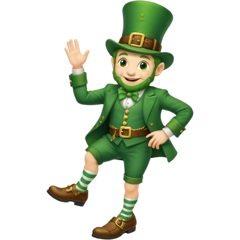 Leprechaun with legs emoji