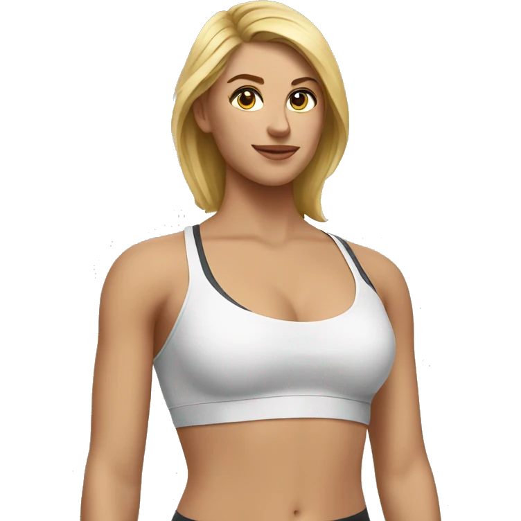 Sports bra emoji
