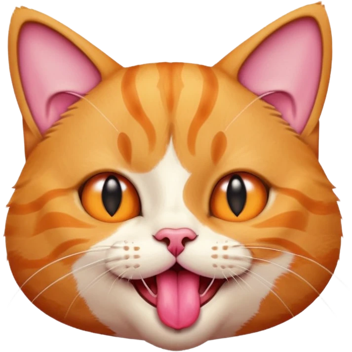 chat qui tire la langue emoji