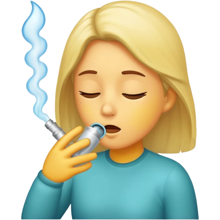 Deep breath  emoji