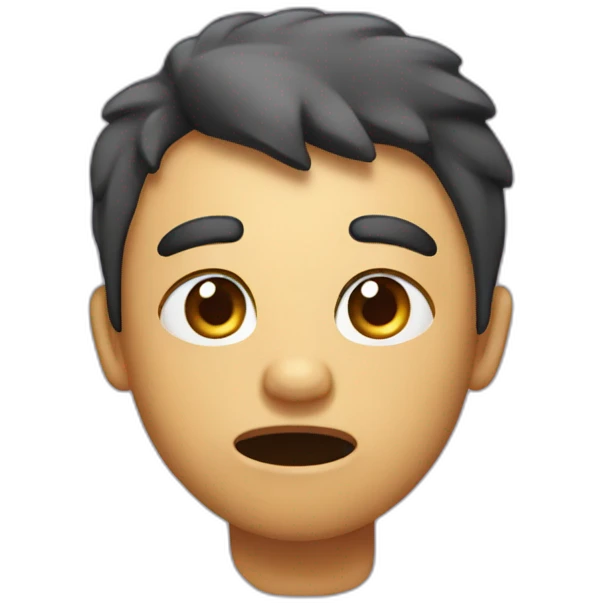 I got a stomach ache! emoji