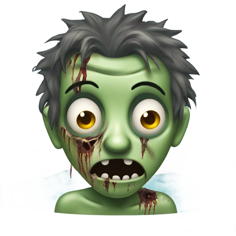 Zombie in bath emoji