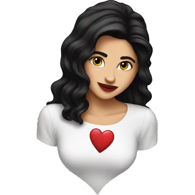Selena in a heart emoji