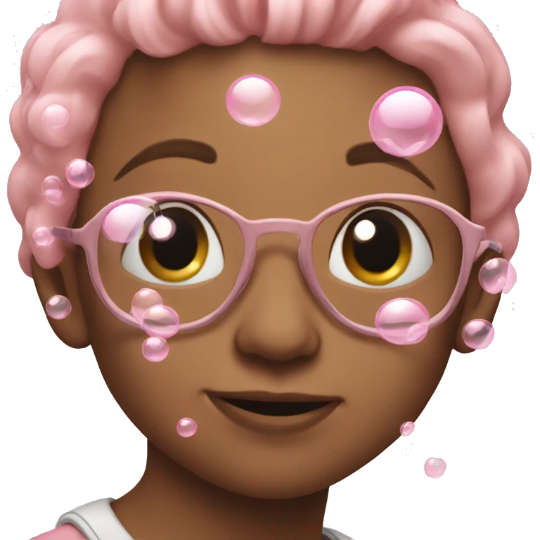 light pink bubbles  emoji