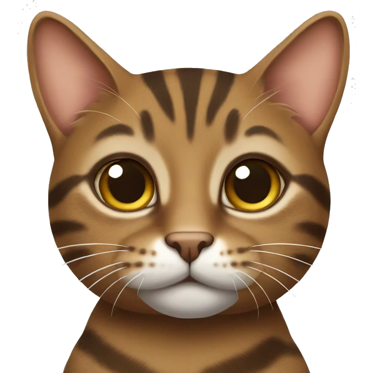 brown tabby cat emoji