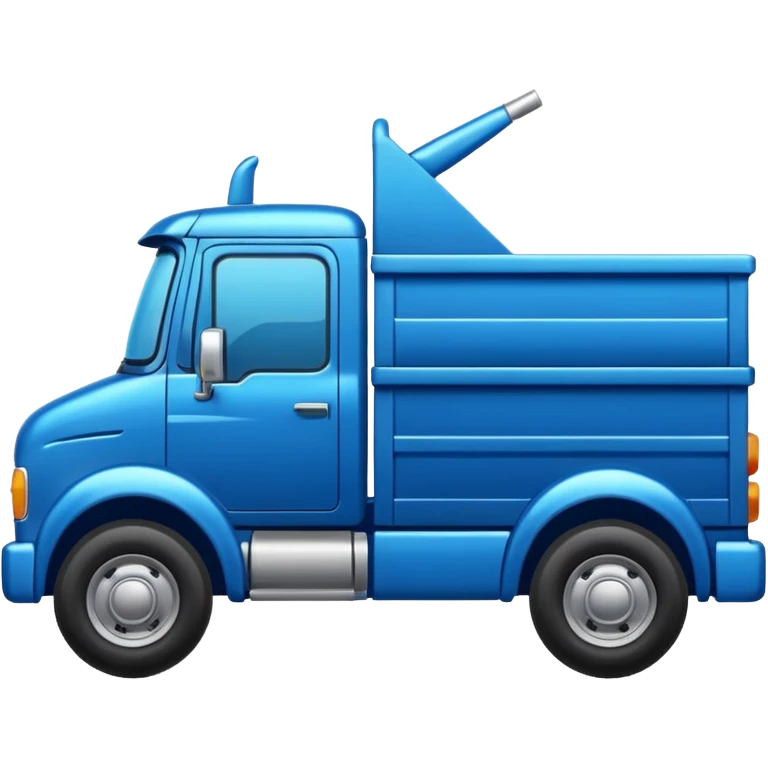 camion bleu emoji