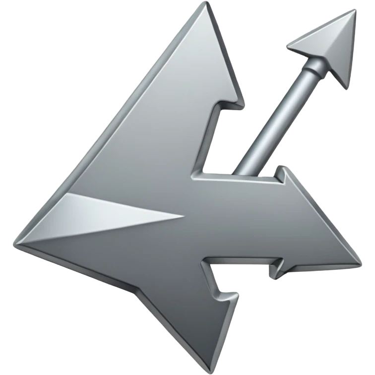 arrow pointing to the right animated in grey colors emoji