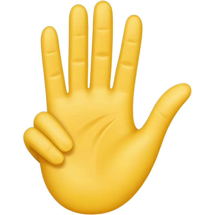 A 'Goodbye' emoji, waving hand emoji