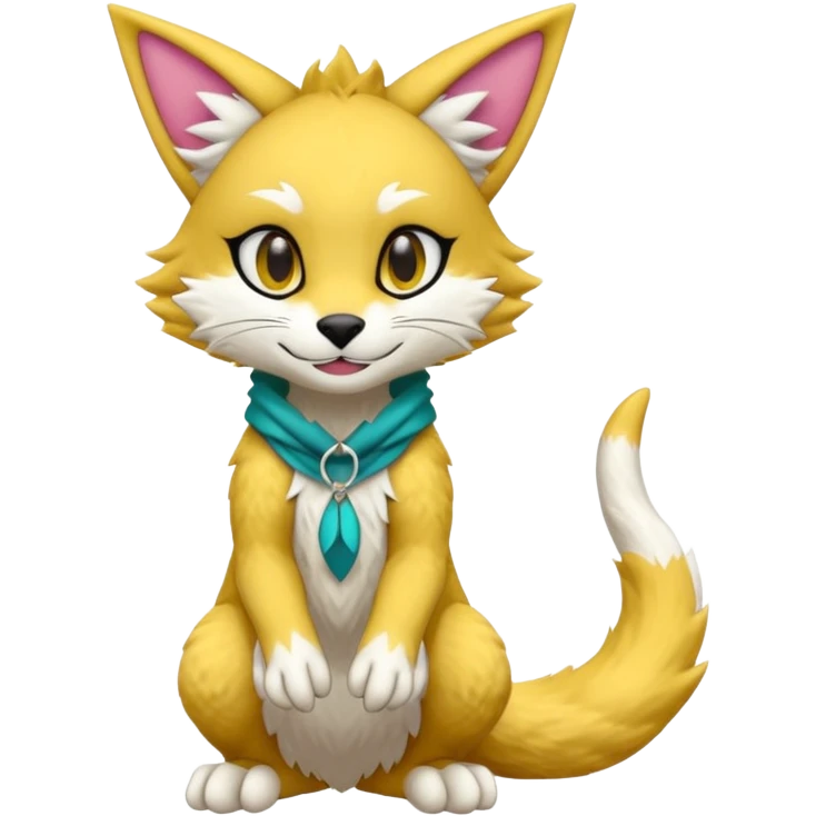 Cool gothic cute Kemonomimi Nekomimi Japanese Anime Kemono Furry Style Vernid-Sergal-Fursuit-furry-fursona emoji