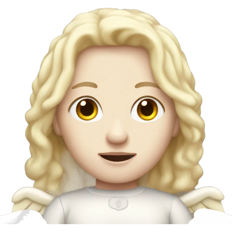 Angels with pale skin  emoji