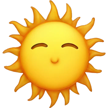 Sun aesthetic  emoji