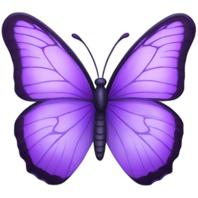 purple butterfly emoji