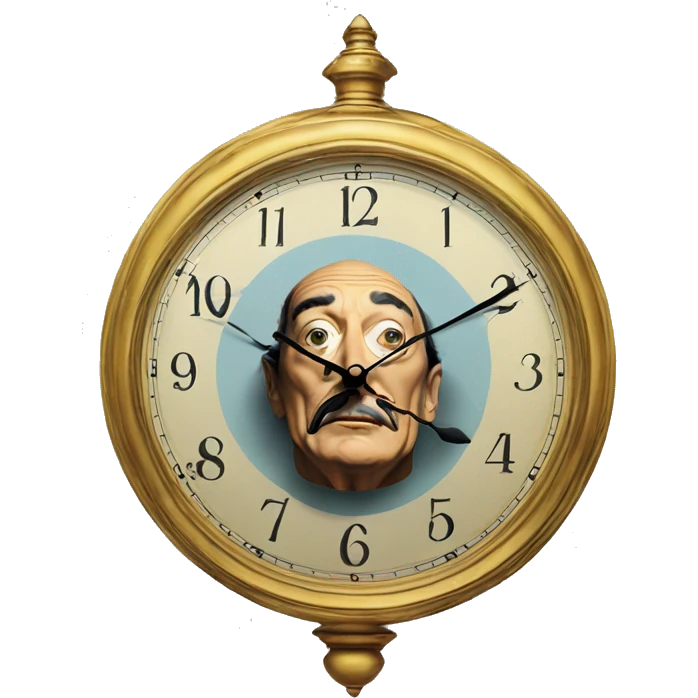 Salvador Dali’s clock emoji