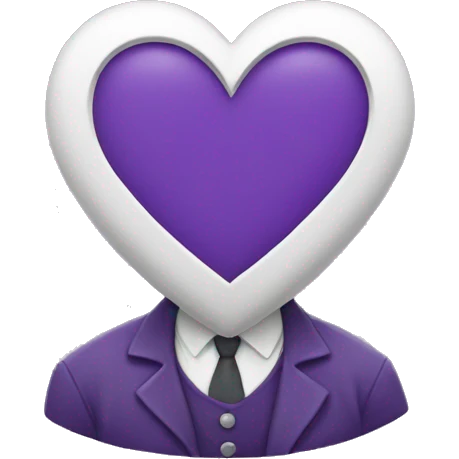Violet heart emoji