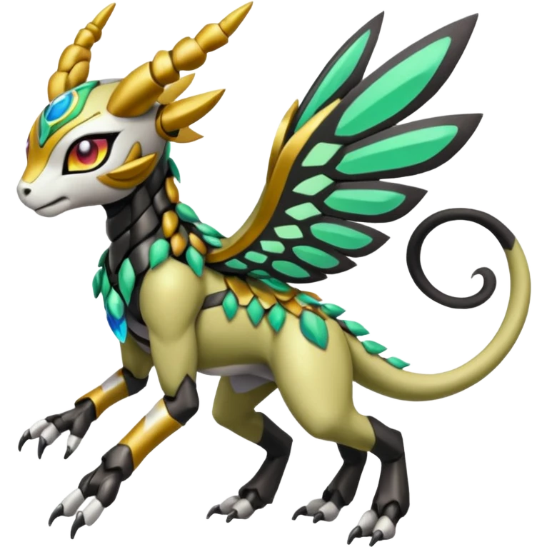 Meloetta-Wargreymon-Trico-Pokémon-Digimon-Fakémon-fusion-hybrid-creature emoji