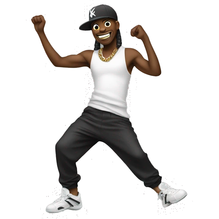 Hip hop dancer emoji