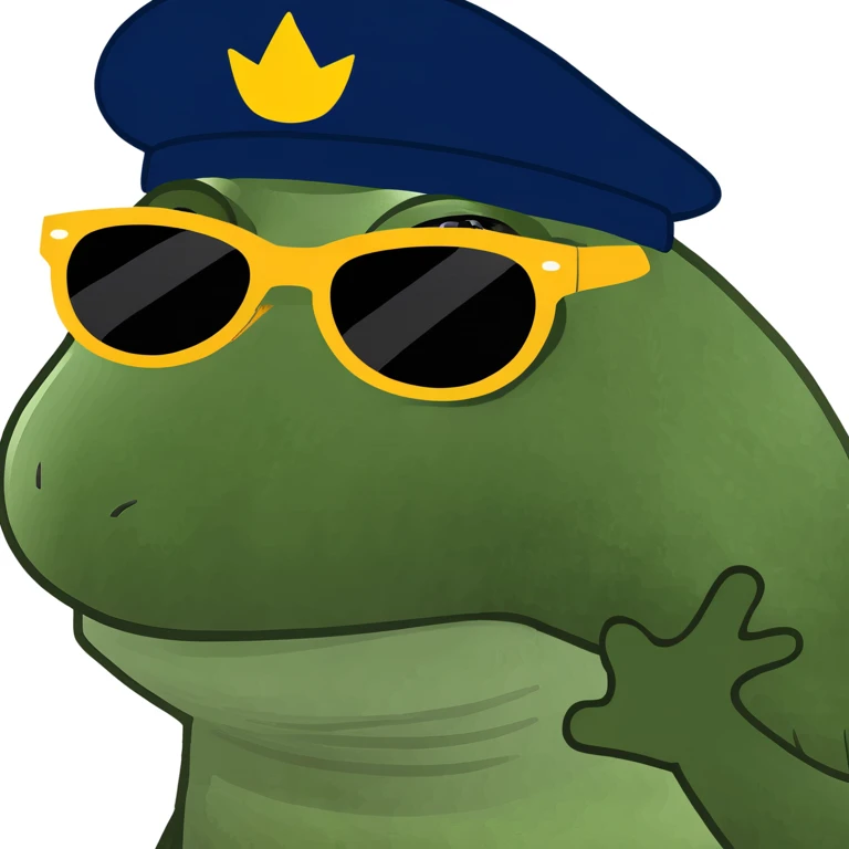 yarrak, humorous and exaggerated meme style, simple background emoji