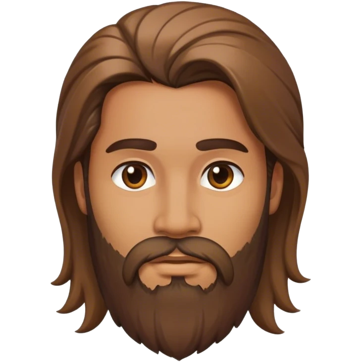 muslim men long hairstyle emoji