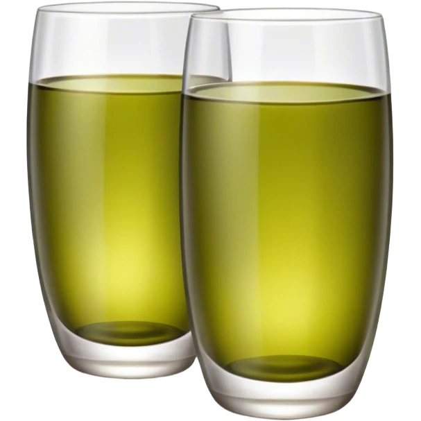 two glasses of olive color  emoji