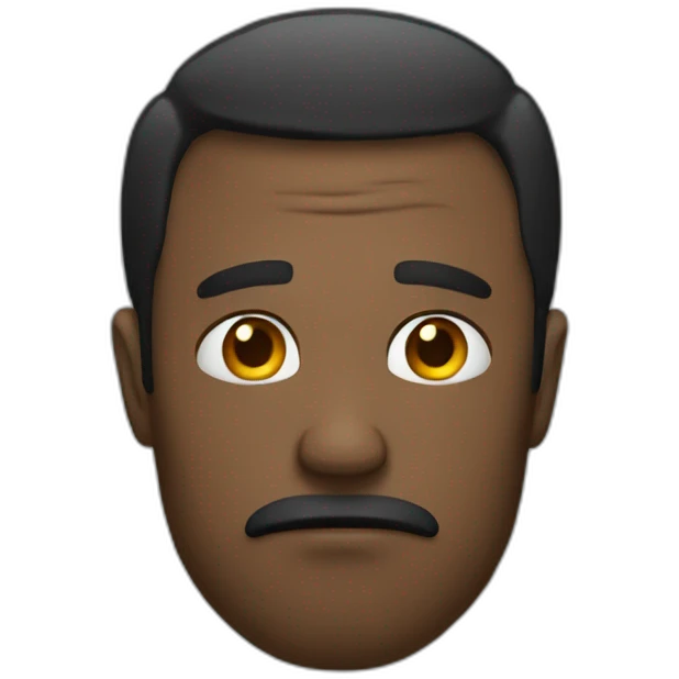 Sad man emoji