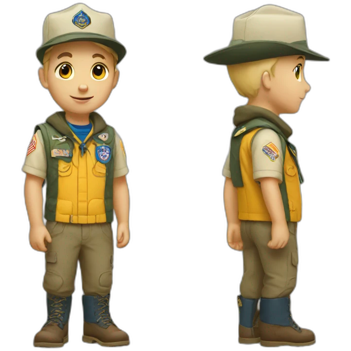white cub scouts emoji