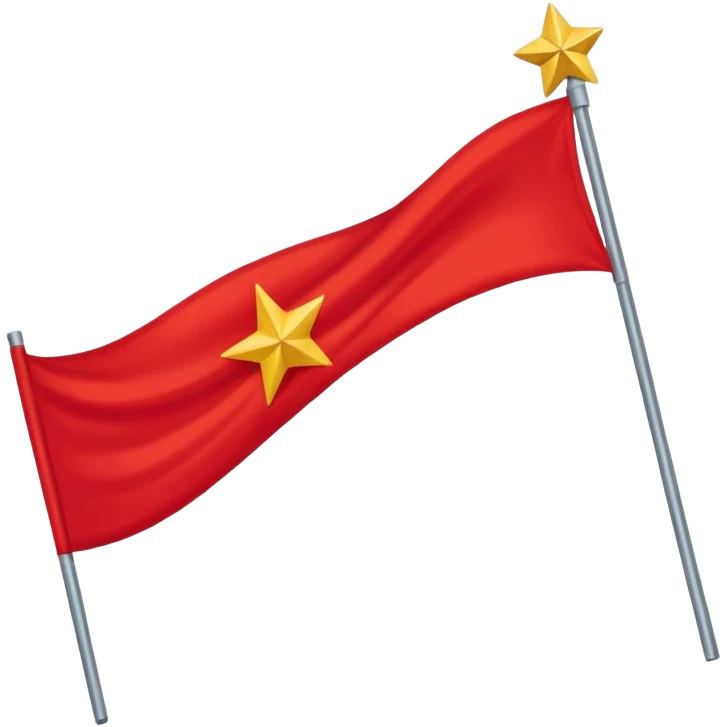 Haz una bandera de la union soviética emoji
