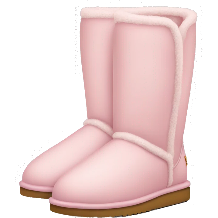 light pink uggs emoji