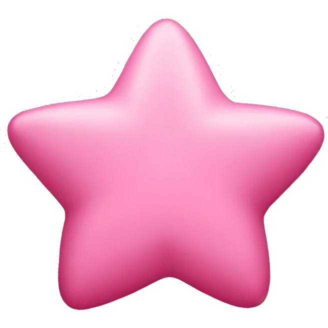 estrella rosada emoji