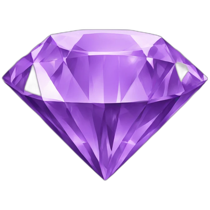 purple diamond emoji