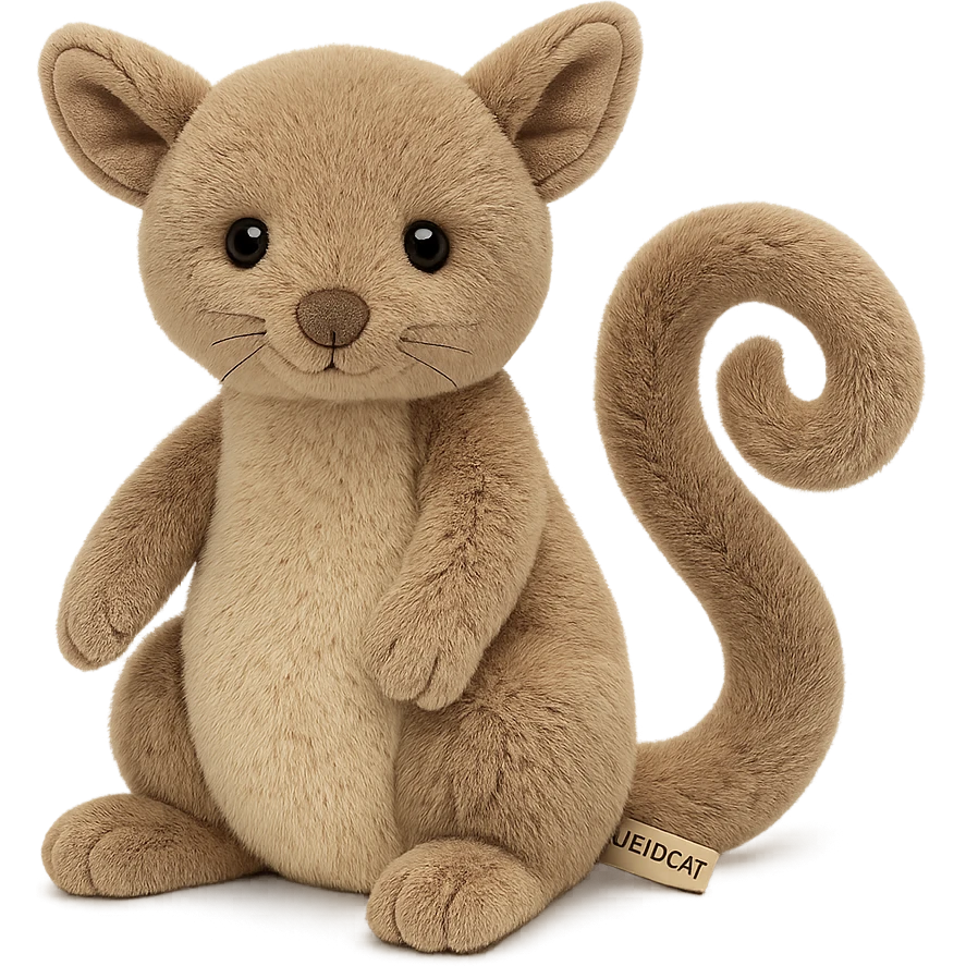 jellycat stuffed plush australian ringtail possum emoji