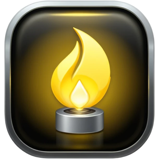 A small glowing spark inside a play button emoji