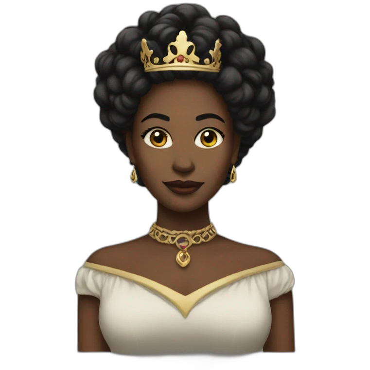 black queen emoji