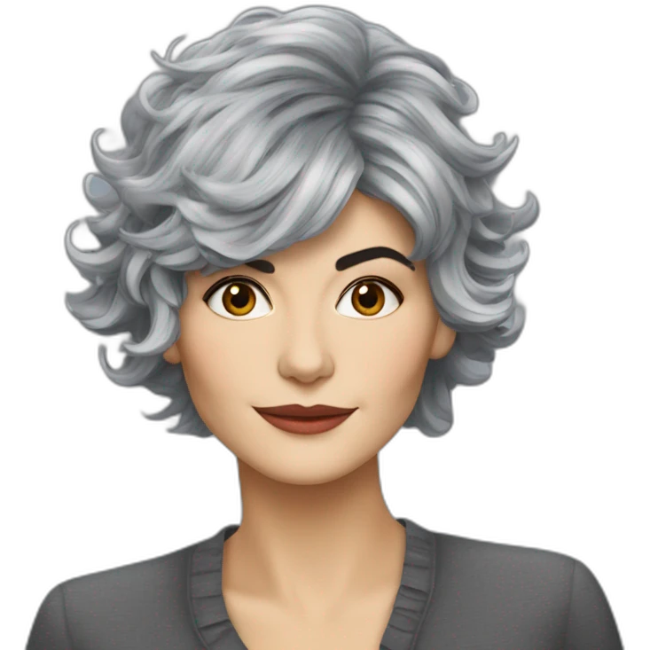 Audrey tautou grey hair emoji