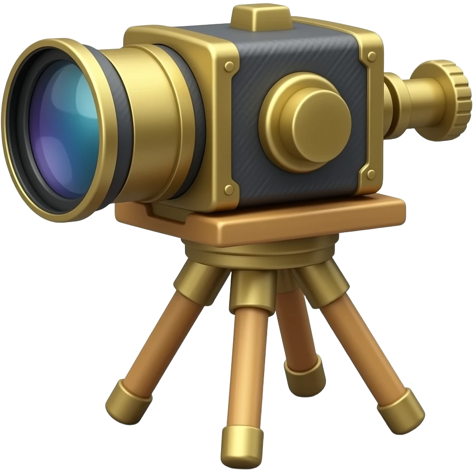 camera obscura on a miniature stand emoji