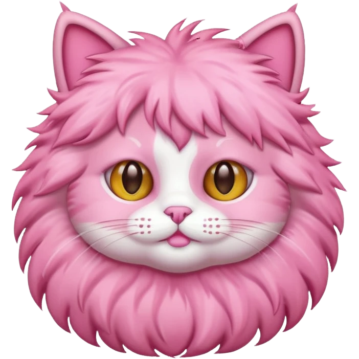 Little pink cat emoji