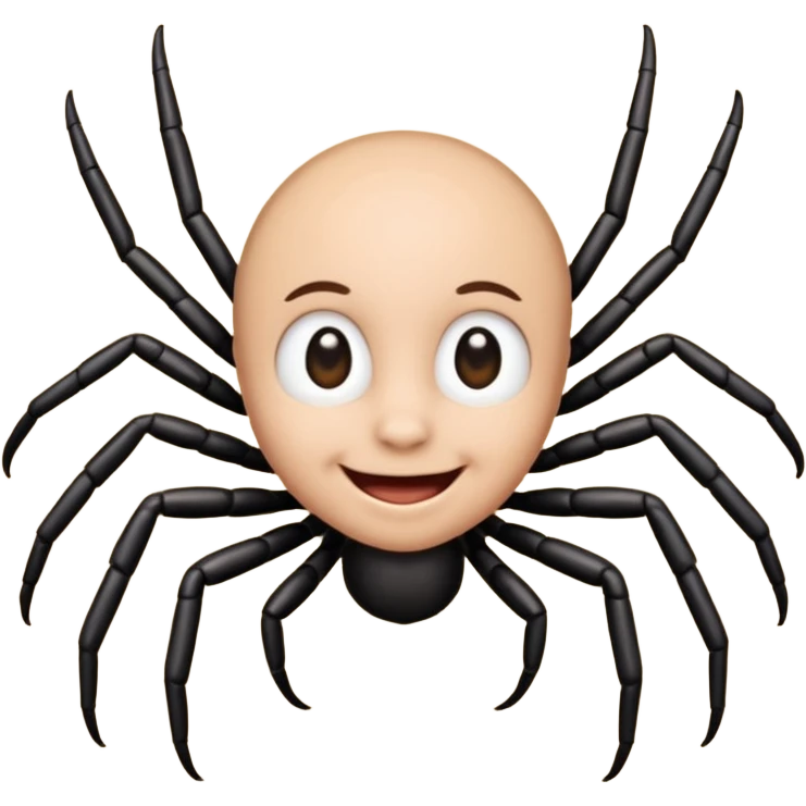 itsy bitsy spider Nursery Rhyme Character emoji