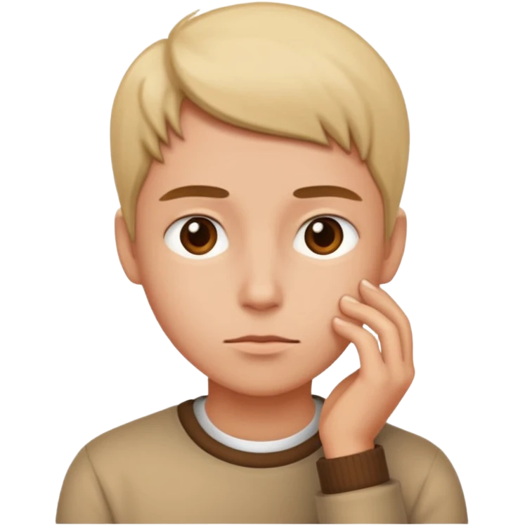 Thinking about you emoji