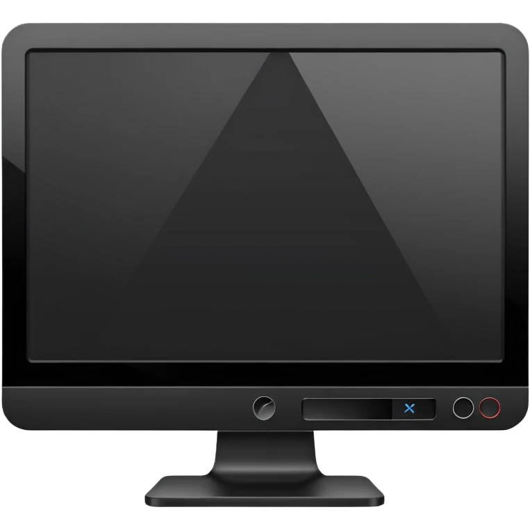 black monitor emoji