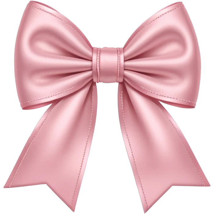 Light pink bows emoji