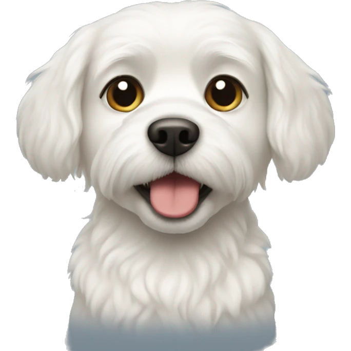 small white russian dog emoji